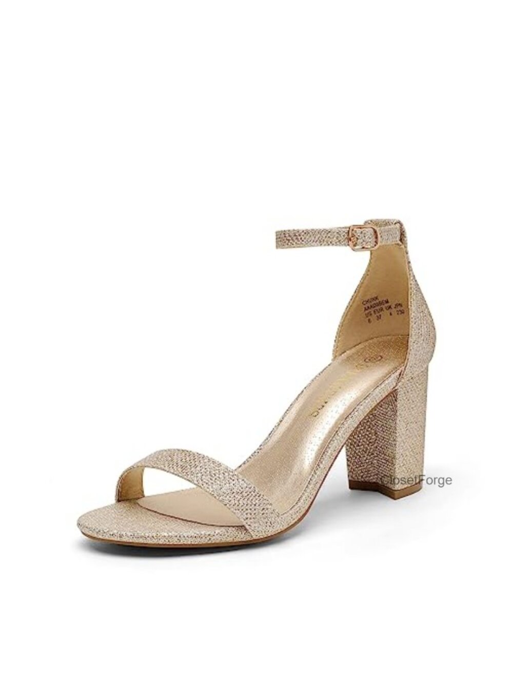 Women's Comfort Block Heel Sandals Adjustable Ankle Strap Open Toe 3 Inch Heels